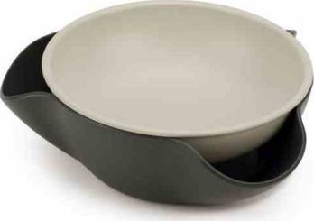 Enë servirëse Joseph Joseph Double Dish, me dy shtresa, plastikë pa BPA, gri
