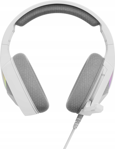 Headset gaming Marvo Scorpion H8618 Tactic 40, USB 2.0, RGB, i bardhë