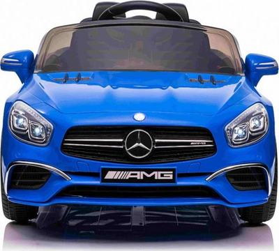 Makina elektrike për kalamaj Mercedes Benz AMG SL65 S, me telekomandë, drita dhe tinguj, blu