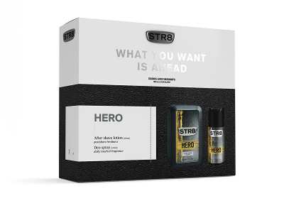 Set STR8 Hero, losion pas rrojës 100 ml + deodorant 150 ml