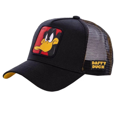 Kapelë bejzbolli Capslab Looney Tunes Daffy Duck CL-LOO-1-DAF1, rrjetë, e zezë