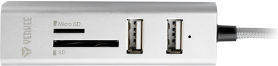 USB Hub YENKEE YHC 101SR +lexues