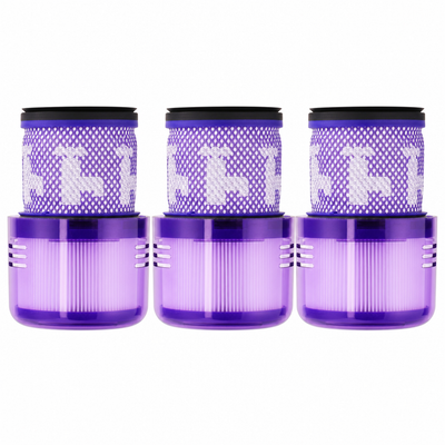 Filter larës fshese me korrent ExtraLink EX.23100, set 3 copë, kompatibël Dyson V11 SV14 SV15 SV16 SV17, vjollcë