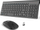 Set tastierë dhe maus wireless, optik 1600 DPI, 2.4GHz, i zi
