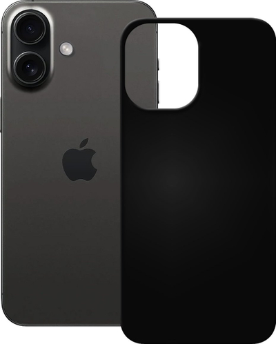 Kapak telefoni PEDEA Soft TPU për Apple iPhone 16 Plus, i hollë, kundra rrëshqitjes, i zi