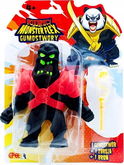 Figurinë lodër Epee Monsterflex Warriors Tar Creature, elastike, me topuz, ngjyrë e zezë