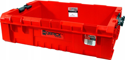 Kuti veglash Qbrick System Pro Box 2.0 130, 9L, modulare, e kuqe