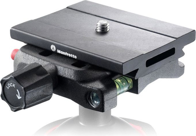 Адаптер за стативи Manfrotto MSQ6, за плочки ARCA, алуминиум, црн