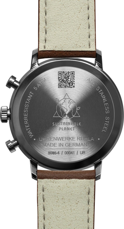 Orë burrash Zeppelin LZ129 Hindenburg Chronograph 80864N, diellore, kronograf, jeshile e errët