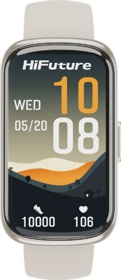 Orë e mençme HiFuture EVO2, 1.47" IPS, me thirrje në Bluetooth, bezhë