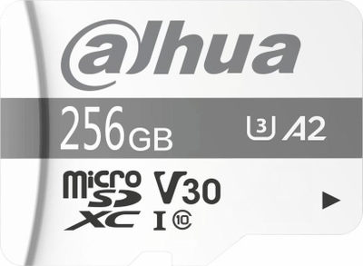Kartë memorie Dahua Technology TF P100 MicroSDXC, 256GB, Class 10 UHS I U3 A1 V30