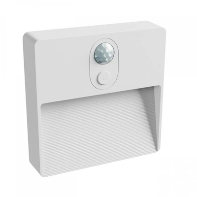 Llambë muri LED Spectrum Lumina Pop SLI055004, RGBW DIM me sensor lëvizjeje, bateri 500mAh USB C, e bardhë, set 2 copë