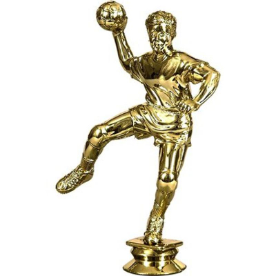 Figurinë hendbolli Victoria Sport F692/G, plastike, 14cm, ngjyrë ari
