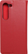 Kapak telefoni Forcell Smart Pro për Samsung Galaxy S23, lëkurë flip, me stand, burgundy