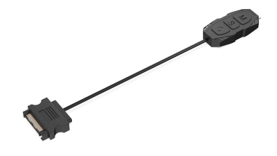 Ftohës Krux LUNAR 120 ARGB, 12 cm, i zi