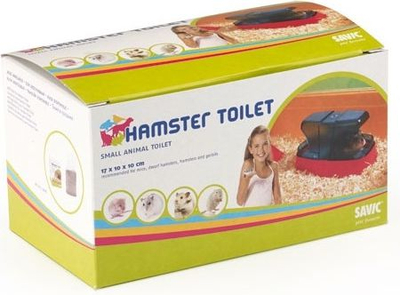Tualet për hamster Nobby Pet, me lugë edhe lopatë, i bardhë