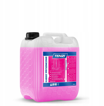 Solucion pastrimi për kabina dushi Tenzi, 5L, me acid citrik, rozë