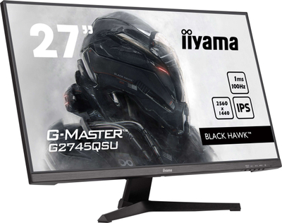 Monitor gaming Iiyama G-MASTER G2745QSU-B2, 27\", WQHD 2560 x 1440, 100 Hz, i zi