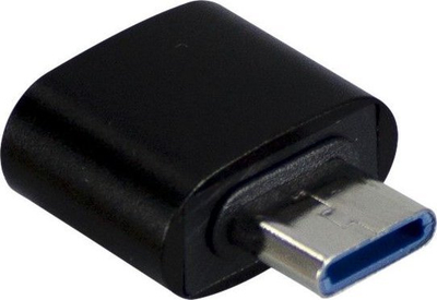 Adaptor Inter-Tech 88885461, USB Type C në USB Type A, i zi