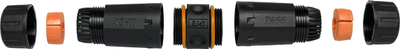 Bashkues rrjeti Equip 221162, Cat.6A RJ45, IP68, i zi