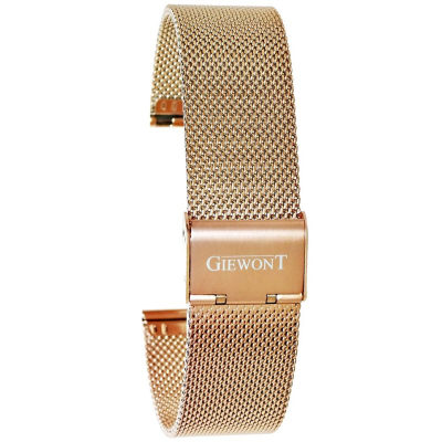 Rrip smartwatch Giewont GW330, 20mm, metal mesh, rozë ari