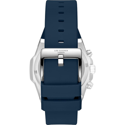 Ora dore Lee Cooper LC08313.399, analoge, rezistente ndaj ujit, blu e errët