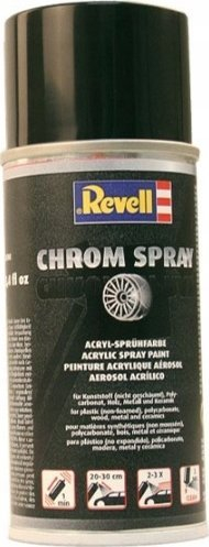 Bojë spraj akrilike Revell Chrome Spray 39628, efekt kromi me shkëlqim, 150 ml