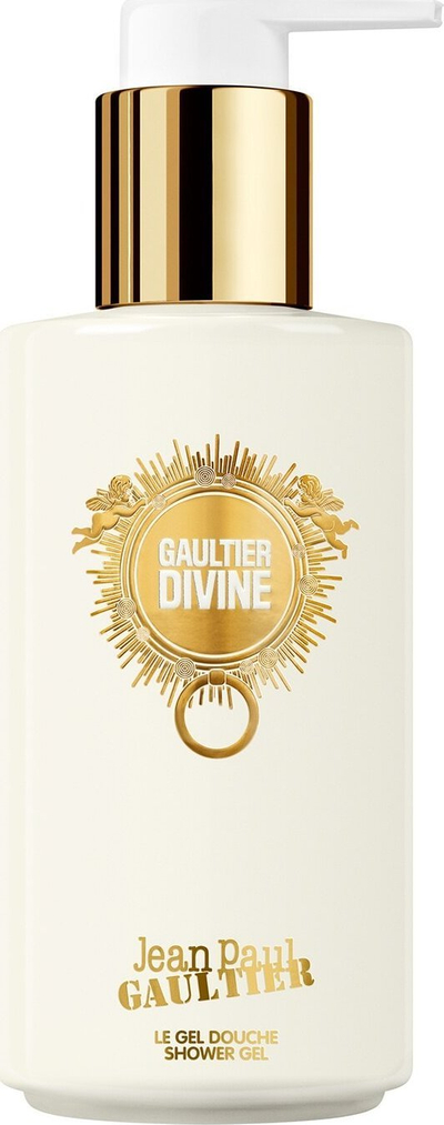 Xhel dushi Jean Paul Gaultier Gaultier Divine, 200ml, aromë lulesh të bardha, i bardhë