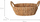 Shportë me doreza Home Styling Collection, 30x25x11 cm, e bardhë