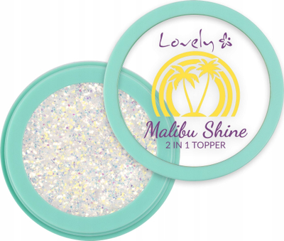 Topper kozmetik Lovely Malibu Shine 2 in 1, 2g, me shkëlqim shumëngjyrësh