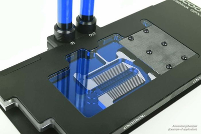 Течност за ладење за компјутер Alphacool Eiswasser Crystal Blue UV, 1000 ml, проѕирна, сина