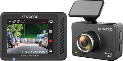 Kamerë makine Kenwood DRV-A610W, 4K Ultra HD, GPS WiFi, e zezë