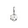 Varëse argjendi Silver Pendant Ball 64013, dizajn top futbolli, argjend e argjendtë