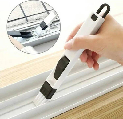 Furçë pastrimi DA28 për tastierë, 17.5cm, qime najloni, bardh e zi