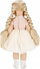 Kukull MEGA CREATIVE Baby So Lovely 499066, 40 cm, flokë bionde, fustan krem