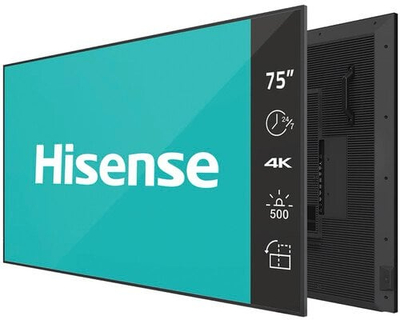 Ekran digital signage Hisense 75DM66D, 75", LED, me Wi‑Fi