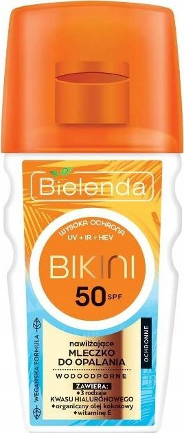 Qumësht trupi për diell Bielenda Bikini, SPF50, i papërtypshëm nga uji, 125ml