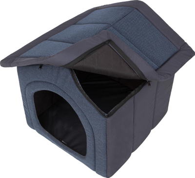 Shpi tekstili për qen Hobbydog Buda R5, 60x70 cm, blu navy