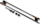Shkopinj nordik Enero Nordic 1-seksion, 115 cm, alumin, kafe