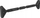 Shufër tërheqëse për derë Spokey Lever SPK-944221, 72-96cm, kapacitet 200kg, e zezë