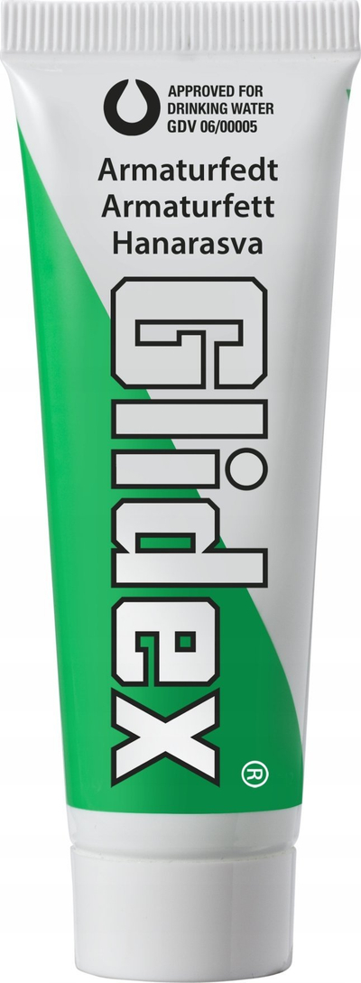 Lubrifikant për tuba Unipak Super Glidex, me silikon, 50g, i bardhë