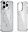 Këllëf MagSafe Glitter për Apple iPhone 16 Pro Max, TPU, transparent me shkëlqim