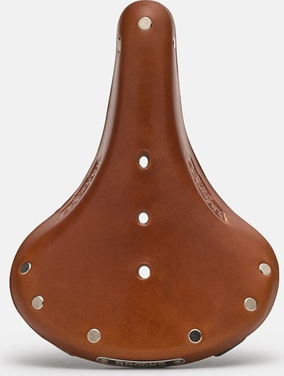 Ule biçiklete Brooks B17 Short, lëkurë, shina çeliku, ngjyrë honey