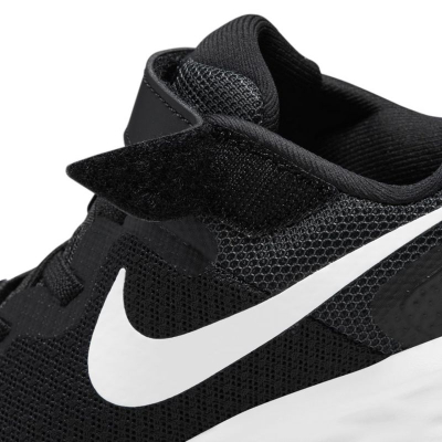 Atlete për kalamaj Nike Revolution 6, të lehta, Black White Dark Grey
