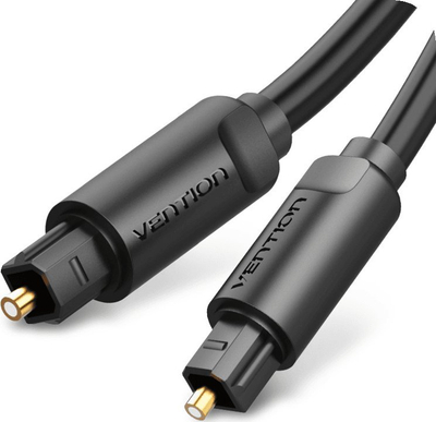 Kabllo audio optike Vention Toslink, 5m, e zezë