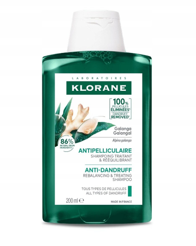 Shampo kundër zbokthit Klorane Galanga, balancuese, 200ml