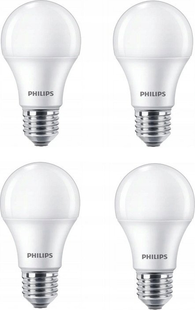 Llampa LED Philips, set 4 copë, ekuivalente 75W, 4000K, të bardha neutrale