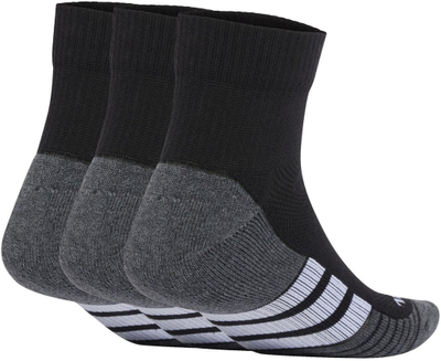 Çorape Adidas Cushioned Performance Climacool Qrt 3P, sportive, unisex, të zeza