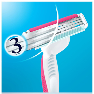 Brisqe rroje Gillette Simply Venus 3 Plus Yellow, 6 copë