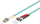Kabllo fibër optike Microconnect LC ST, 7m, OM3, blu